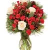 Evergreen Rose Garden Bouquet