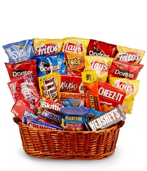 Supersonic Sweetness Candy Gift Basket 1 Supersonic Sweetness Candy Gift Basket
