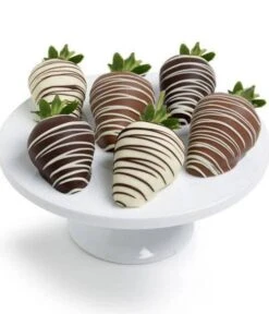 6 Belgian Chocolate Covered Strawberries