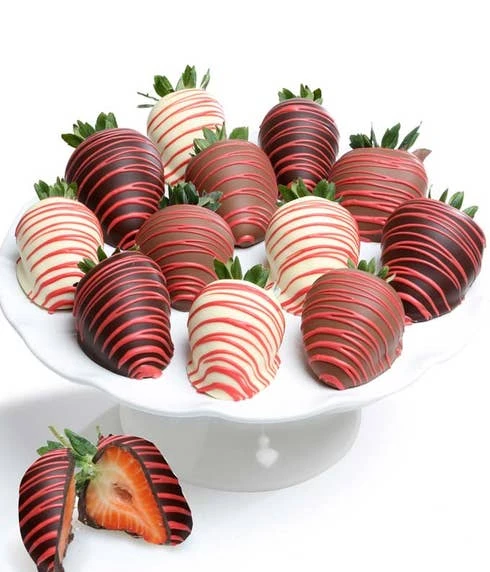 Red Chocolate Covered Strawberries (12) 1 Red Chocolate Covered Strawberries (12)