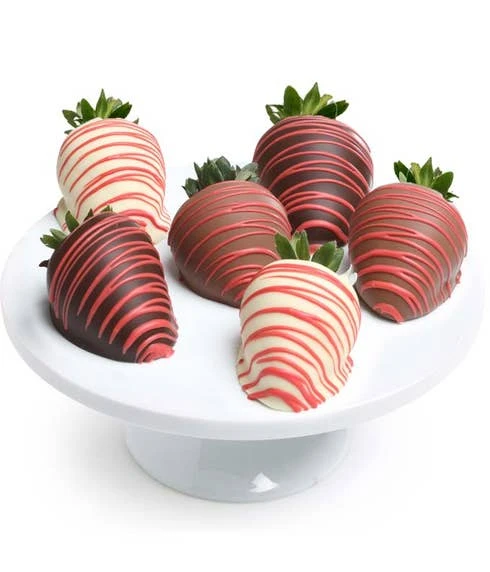 Red Chocolate Covered Strawberries (6) 1 Red Chocolate Covered Strawberries (6)