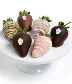 Other Chocolate Covered Floral Strawberries - 6 Pieces
