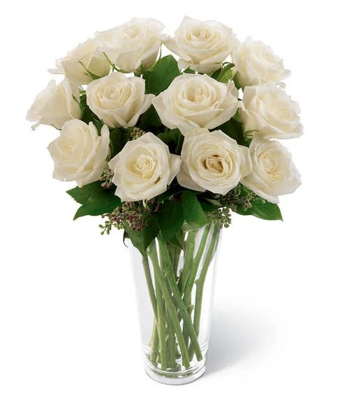Long Stem White Roses 1 Long Stem White Roses