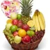 Mother's Day Fruit Basket And Balloon