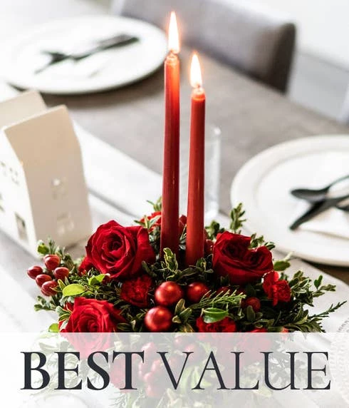 Christmas Centerpiece - Florist Designed 1 Christmas Centerpiece - Florist Designed