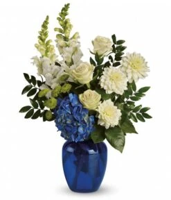 Ocean Devotion Hydrangea Bouquet