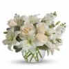 Isle Of White Roses Bouquet