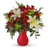 Rose & Lily Yuletide Holiday Bouquet