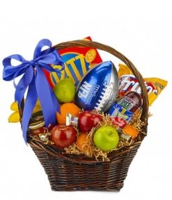 Football Themed Gift Basket