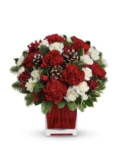 Holiday Happiness Carnation Bouquet