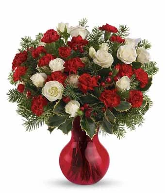 Gathering God Thoughts Bouquet -Christmas Flower Store TWR04 2