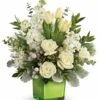 Evergreen White Flower Bouquet